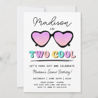 Dos invitaciones al partido Chica de cumpleaños de