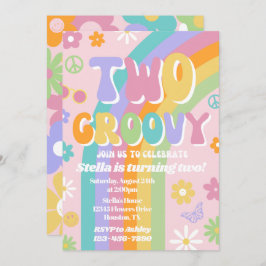 Dos invitaciones de cumpleaños de Groovy
