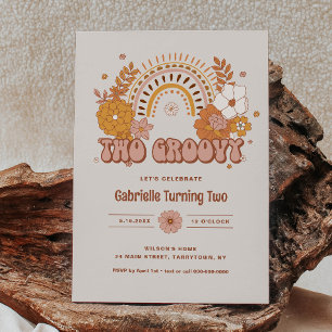 Dos invitaciones de cumpleaños de Groovy