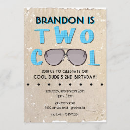 Dos invitaciones de cumpleaños de Guay