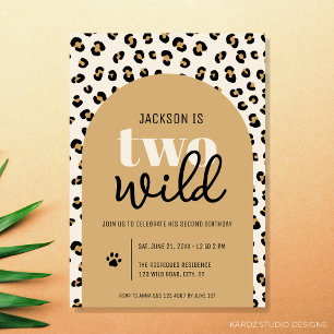 Dos invitaciones de cumpleaños de Wild Boy