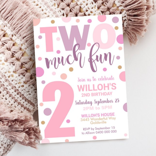 Dos invitaciones de cumpleaños muy divertidas Chic (Subido por el creador)