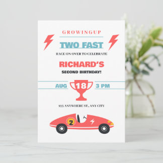 dos invitaciones de cumpleaños rápidas