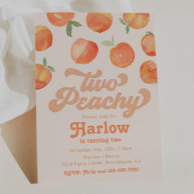 Dos invitaciones de paz | Invitación de cumpleaños