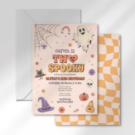 Dos invitaciones espeluznantes para el cumpleaños