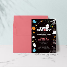 Dos invitaciones espeluznantes para el cumpleaños