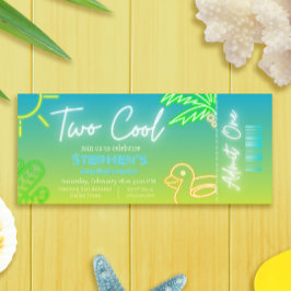 Dos invitaciones para el 2do cumpleaños de Guay