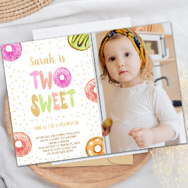 Dos invitaciones para el cumpleaños de Dulce Luz F