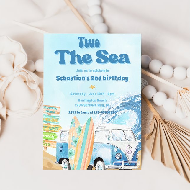 Dos invitaciones para el segundo cumpleaños de Sea (Subido por el creador)