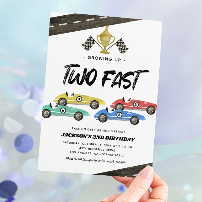 Dos invitaciones para el segundo cumpleaños del co (Subido por el creador)