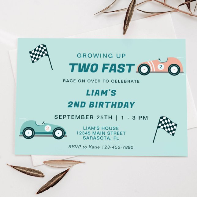 Dos invitaciones para el segundo cumpleaños del co (Subido por el creador)