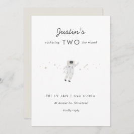 Dos invitaciones para el segundo cumpleaños del Fi