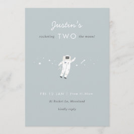 Dos invitaciones para el segundo cumpleaños del Fi