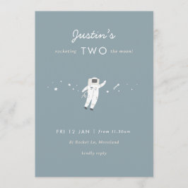 Dos invitaciones para el segundo cumpleaños del Fi