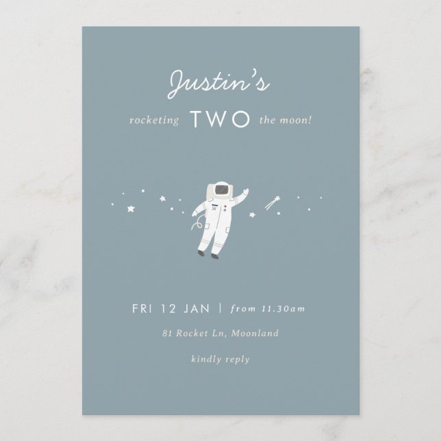 Dos invitaciones para el segundo cumpleaños del Fi (Anverso)