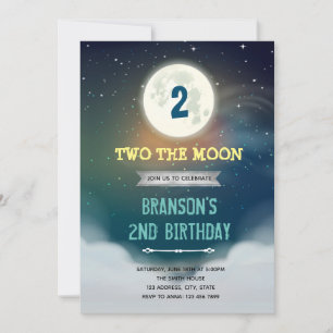 Dos invitaciones para la fiesta de cumpleaños de l