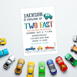 Dos Invitaciones rápidas de Cumpleaños Segundo