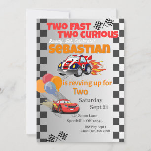 Dos Invitaciones rápidas de dos Curiosos Coches de