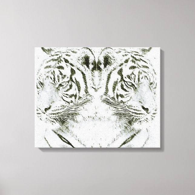 Dos lados,Dos vistas_impresión de lienzo estirado (Anverso)