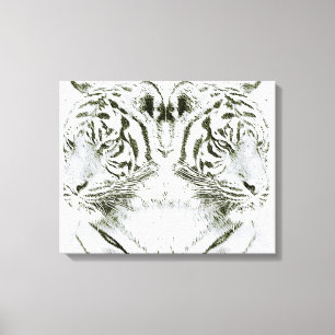 Dos lados,Dos vistas_impresión de lienzo estirado