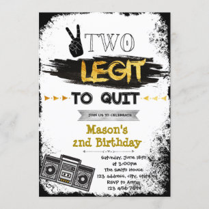 Dos legiones para dejar la invitación de la fiesta