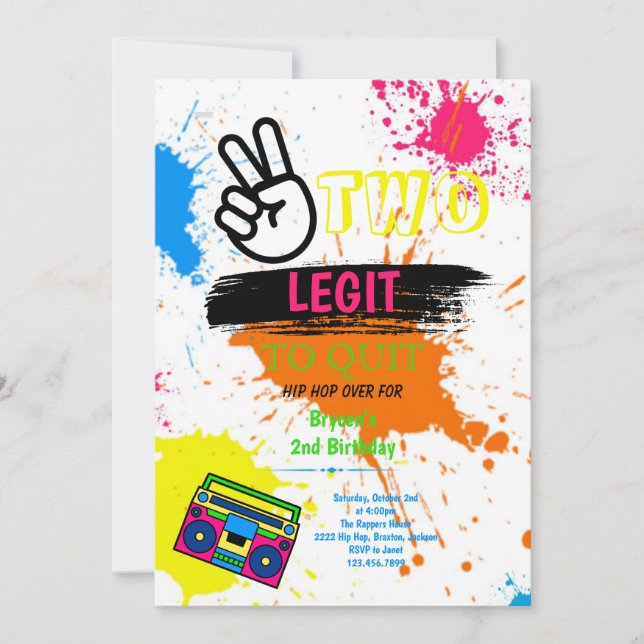 DOS LEGITOS PARA RENUNCIAR A LA Invitación A Cumpl (Anverso)