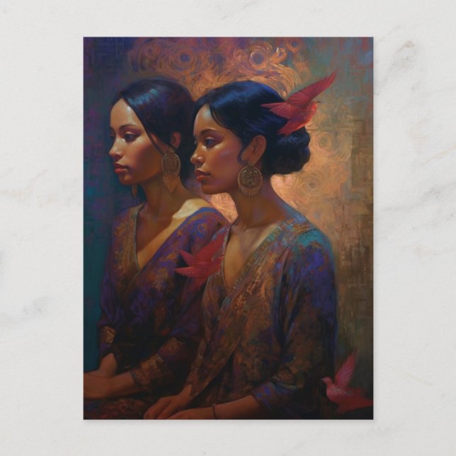 Dos magníficas postales para mujeres (Anverso)