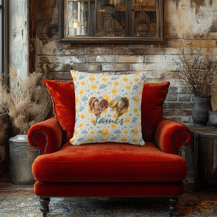 Dos marcos cardíacos de almohada doble y clima de