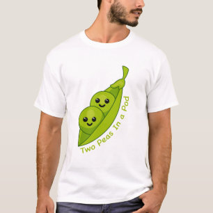 Dos margaritas en una camiseta de pod y punny