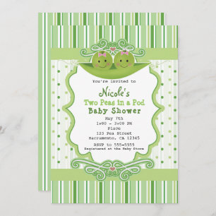 Dos maricas en una invitación Baby Shower a un Chi