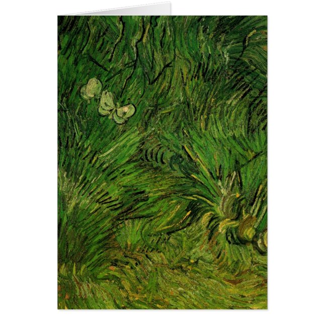 Dos mariposas blancas por Vincent van Gogh (Frente)