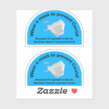 Dos máscaras en lugar de pegatinas de vinilo para