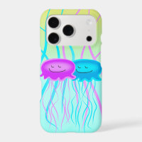 Dos medusas de dibujos animados