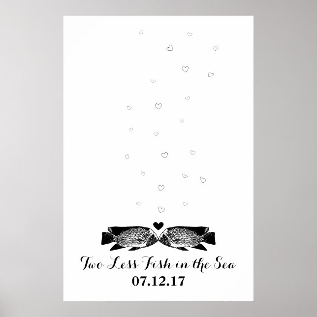 Dos Menos Peces en el Mar Libro de visitas Thumbpr (Frente)