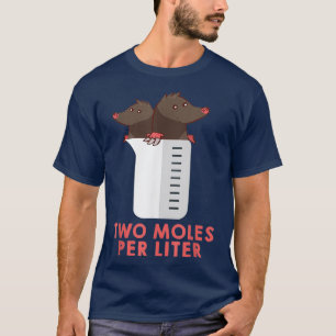 Dos Moles Por Litro De Camisa - Tee De Química Di