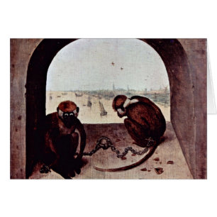 Dos monos por Bruegel D. Ä. Pieter (la mejor