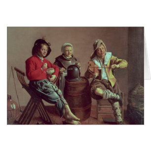 Dos muchachos y un chica que hace la música, 1629