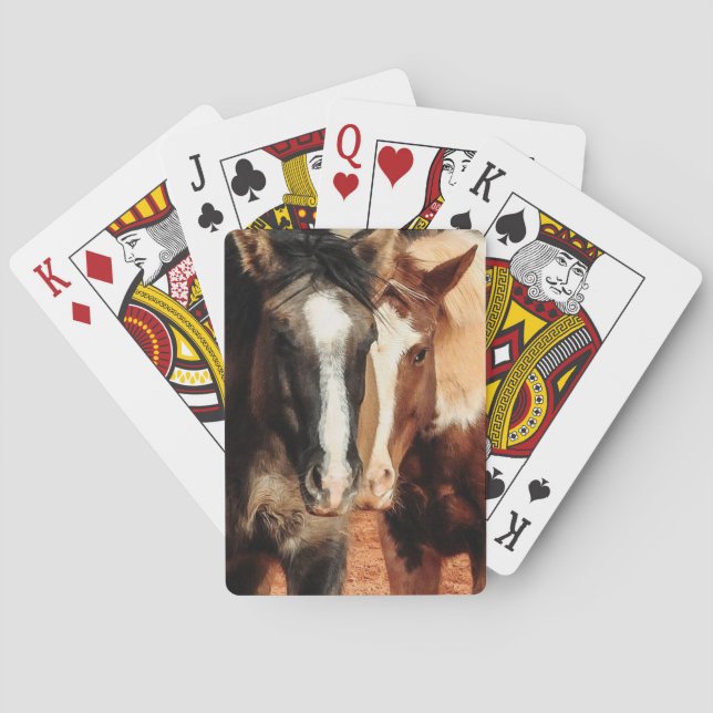 Dos naipes de los caballos (Reverso)