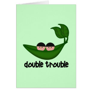 Dos niños gemelos doble problema Peapod