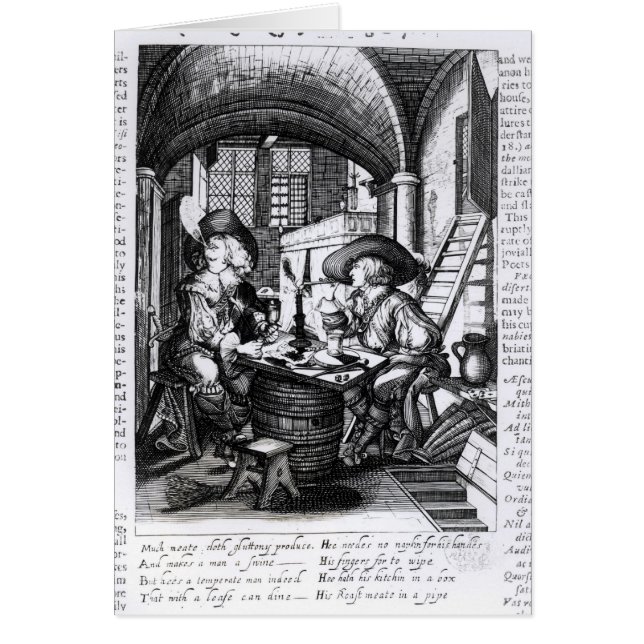 Dos nobles jovenes que fuman, el Favorable-Fumar (Frente)