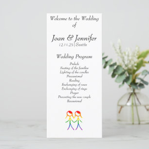 Dos novias amor arcoiris