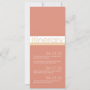 Dos novias Invitaciones tinerarias