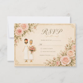 Dos Novias Vintage Blush RSVP