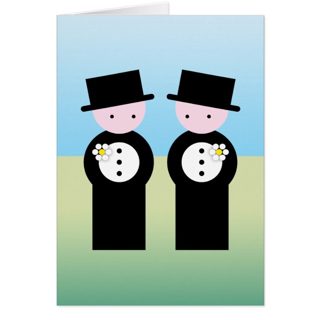 Dos novios caucásicos (Frente)