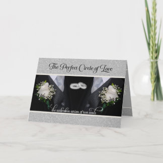 Dos novios en la Invitación del Sindicato de Amor