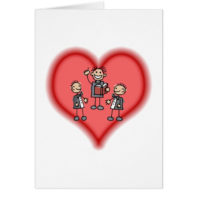 Dos novios y predicador (Frente)