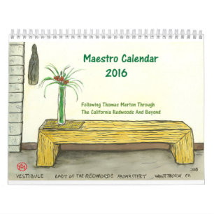 Dos página, medio, calendario blanco