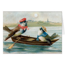 Dos pájaros en un barco