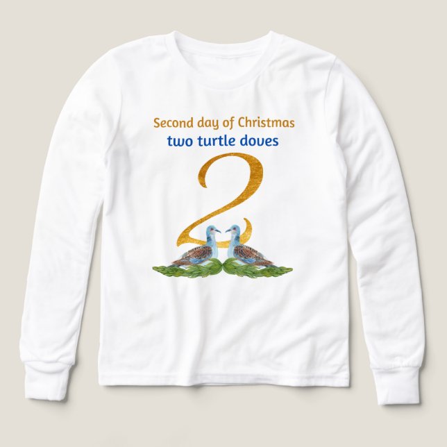 Dos palomas de tortuga (Diseño frontal)