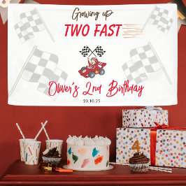 Dos pancartas rápidas de cumpleaños
